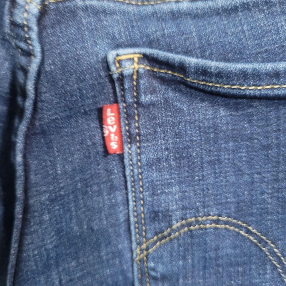 Levi's 311 Shaping Skinny Jeans Womens 31x30 Blue Med Wash Stretch Denim - Picture 4 of 14